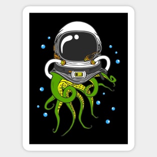 Astronaut Octopus Kraken Sticker